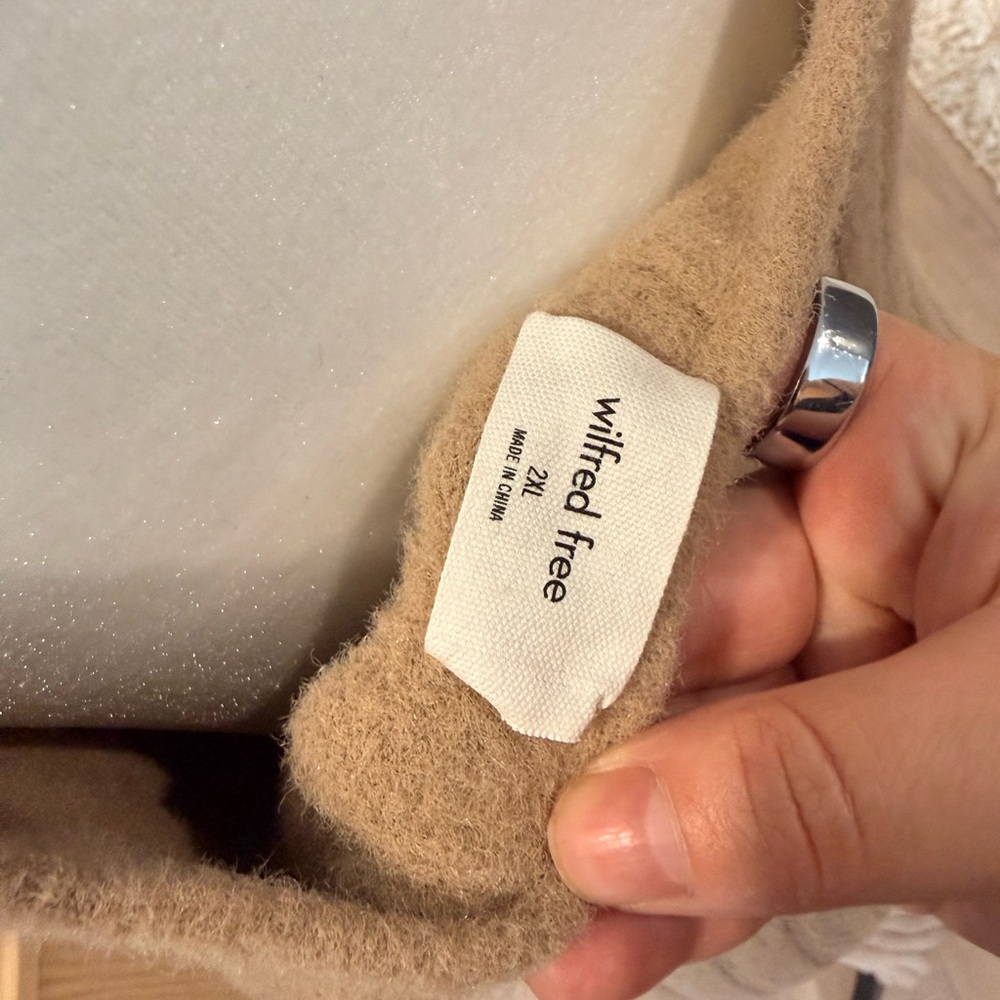 Tan Ribbed Knit Maxi Dress ARITZIA - Picture 6 of 6